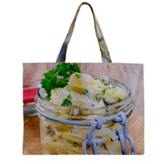 Potato Salad In A Jar On Wooden Zipper Mini Tote Bag by wsfcow