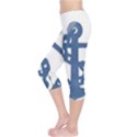 Blue Anchor,  Aquarel painting art Capri Leggings  View3