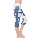 Blue Anchor,  Aquarel painting art Capri Leggings  View4