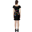 Love is love Short Sleeve Skater Dress View2