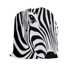 Animal Cute Pattern Art Zebra Drawstring Pouches (xxl) by Amaryn4rt