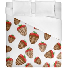 Chocolate Strawberries  Duvet Cover (california King Size) by Valentinaart