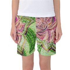 Colorful Design Acrylic Women s Basketball Shorts