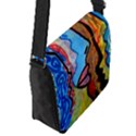 Graffiti Wall Color Artistic Flap Messenger Bag (S) View2