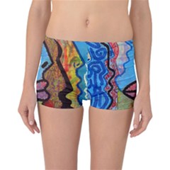 Graffiti Wall Color Artistic Reversible Bikini Bottoms by Amaryn4rt