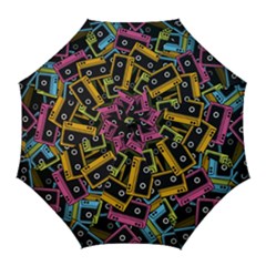 Type Pattern Golf Umbrellas by Amaryn4rt