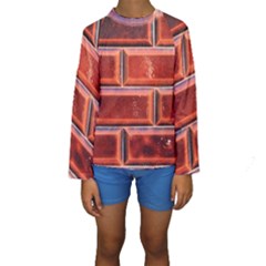 Portugal Ceramic Tiles Wall Kids  Long Sleeve Swimwear by Amaryn4rt