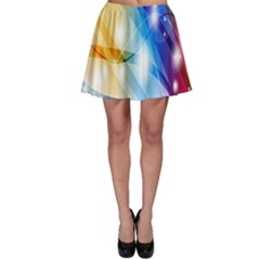 Colour Abstract Skater Skirt by Nexatart