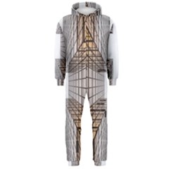 Architecture Facade Buildings Windows Hooded Jumpsuit (men)  by Nexatart