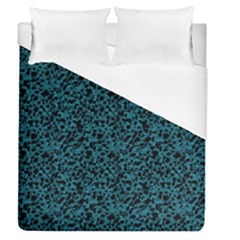 Blue Coral Pattern Duvet Cover (queen Size)