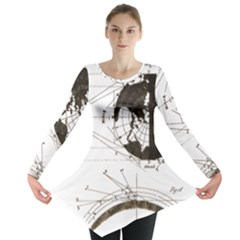 Planetary Equations Long Sleeve Tunic  by MTNDesignco