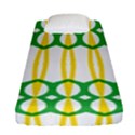 Green yellow shapes                                                                                                                  Fitted Sheet (Single Size) View1