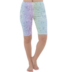 The Background Wallpaper Mosaic Cropped Leggings  by Nexatart