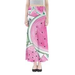 Cute Watermelon Maxi Skirts by Brittlevirginclothing