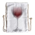 Wine Glass Steve Socha Drawstring Bag (Large) View2