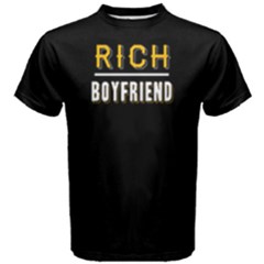 Rich Boyfriend - Men s Cotton Tee by FunnySaying