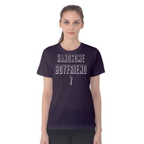 Handsome Boyfriend - Women s Cotton Tee by FunnySaying