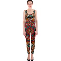 Background Metallizer Pattern Art Onepiece Catsuit by Nexatart