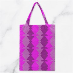 Fabric Textile Design Purple Pink Classic Tote Bag by Nexatart