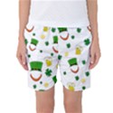 St. Patrick s day pattern Women s Basketball Shorts View1