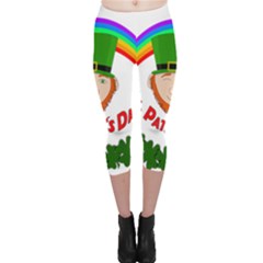 St  Patrick Capri Leggings  by Valentinaart