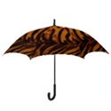 Animal Background Cat Cheetah Coat Hook Handle Umbrellas (Large) View3