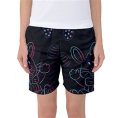 Easter Bunny Hare Rabbit Animal Women s Basketball Shorts by Amaryn4rt