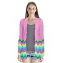 Easter Chevron Pattern Stripes Cardigans View1