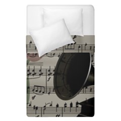 Vintage Music Design Duvet Cover Double Side (single Size) by Valentinaart