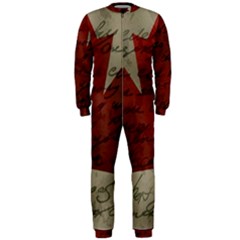 Canada Flag Onepiece Jumpsuit (men)  by Valentinaart