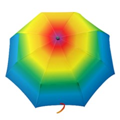 Rainbow Background Colourful Folding Umbrellas by Simbadda