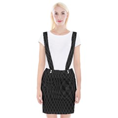 Pattern Dark Texture Background Suspender Skirt by Simbadda