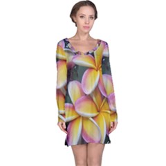 Premier Mix Flower Long Sleeve Nightdress by alohaA