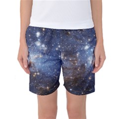 Large Magellanic Cloud Women s Basketball Shorts by SpaceShop