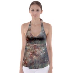 Tarantula Nebula Babydoll Tankini Top by SpaceShop