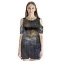 Propeller Nebula Shoulder Cutout Velvet  One Piece View1