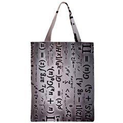 Science Formulas Zipper Classic Tote Bag by Simbadda