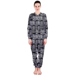 Gray Pattern Onepiece Jumpsuit (ladies)  by Valentinaart