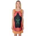 Fractal Flower Sleeveless Satin Nightdress View1