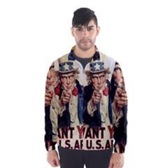 Uncle Sam Wind Breaker (men) by Valentinaart