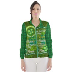 St Patricks Day Wind Breaker (women) by PattyVilleDesigns