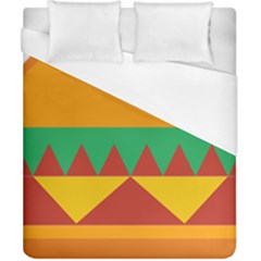 Burger Bread Food Cheese Vegetable Duvet Cover (california King Size) by Simbadda