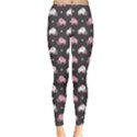 Pink Elephants Pattern Leggings View1