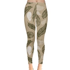 Nude Pattern From Feather A Bird Leggings by CoolDesigns