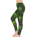 Green Pattern Clover St Patrick Leggings View3