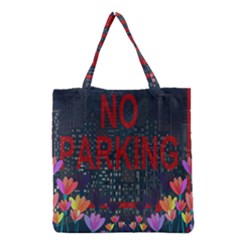 No Parking  Grocery Tote Bag by Valentinaart