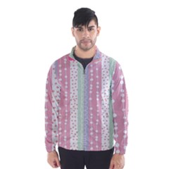 Heart Love Valentine Polka Dot Pink Blue Grey Purple Red Wind Breaker (men) by Mariart