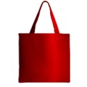 Red Gradient Fractal Backgroun Zipper Grocery Tote Bag View1