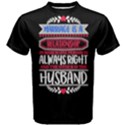 Black & White Marriage Relationship Husband Men s Cotton Tee View1