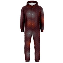 Abstract Dotted Pattern Elegant Background Hooded Jumpsuit (men)  by Simbadda